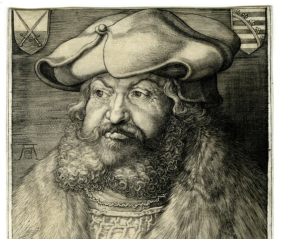 Führung, © Albrecht Dürer, Kurfürst Friedrich der Weise, 1524, Kupferstich, Museen der Stadt Nürnberg, Grafische Sammlung