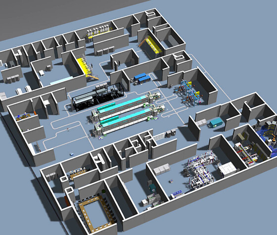 Die digitale Fabrik der Zukunft – Simulation von Produktionsanlagen der modernen Fabrik