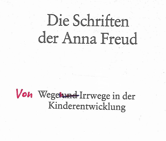 „Anna Freud – Von wegen >>Irrwege in der Kinderanalyse<<“ (Hendrik Zill, M.A. Päd./Soz.päd., Psych., Soz.)