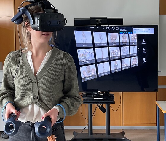 Virtual Reality: Anatomie erleben, © M. Busch/EVHN